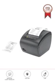 Torima TRP-838X Siyah Termal Adisyon,Fiş,Barkod,Adres,Posta Etiketi,Pazaryerleri İle Uyumlu Yazıcı - 1