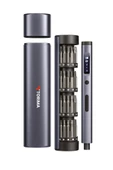 Torima TTS-03 60 Parça Şarjlı Hassas Tornavida Seti – Led Işıklı, Mıknatıslı Alüminyum Kasa, Type-c thumbnail 5