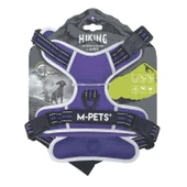 M-Pets Hıkıng Reflektörlü Soft Köpek Göğüs Tasması Mor S thumbnail 1