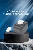 Torima TRP-838X Siyah Termal Adisyon,Fiş,Barkod,Adres,Posta Etiketi,Pazaryerleri İle Uyumlu Yazıcı - 3