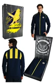 Fenerbahçe Lacivert Tribün UV Kutulu Çubuklu Erkek Sweatshirt - 1