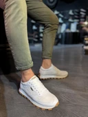 Pabucmarketi Erkek Günlük Ayakkabı Beyaz Kapitone thumbnail 2