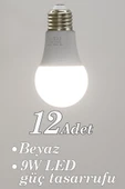 Vivido Home Beyaz 12 Adet Led Ampul 9W - 1