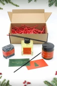 Yılbaşı Hediye Paketi Spicy Hediyelik Yeni Yıl ( Noel ) Seti, Mum Hediye Kutusu - 2