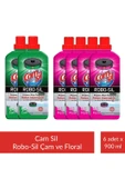 Camsil Robo-Sil Floral Yüzey Temizleyici x 4 Adet + Camsil Robosil Floral Yüzey Temizleyici x 4 Adet + Camsil Robo-Sil Floral Yüzey Temizleyici 4 Adet + Camsil Robo-Sil Çam Yüzey Temizleyici x 2 Adet - 1