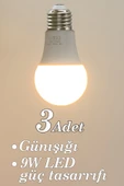 Vivido Home Gün Işığı 3 Adet Led Ampul 9w - 1
