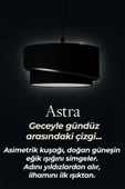 Vivido Home Siyah Astra Kumaş Avize thumbnail 2