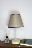 Vivido Home Hasır Kum beji Krem Abajur thumbnail 3