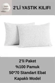 %100 PAMUKLU YASTIK KILIFI 50*70 YASTIK KILIFI - 1
