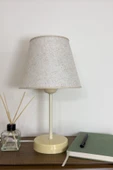 Vivido Home Dora Kumaş Krem Abajur thumbnail 3