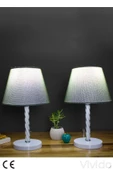 Vivido Home Yeşil Elegant İkili Abajur thumbnail 1