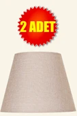 Vivido Abajur Pudra Modern Ikili Abajur Şapkası thumbnail 1
