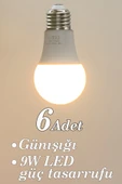 Vivido Home Gün Işığı 6 Adet Led Ampul 9w - 1