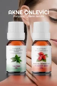 Çay Ağacı Yağı 10 ml Kuşburnu Çekirdeği Yağı 10 ml %100 Saf 2li Set Sprey Başlık - 1