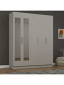 5 Kapaklı Gardırop 180cm  KÜL GRİ thumbnail 1