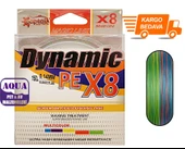 Captain Dynamic Soft PE 8 Örgü Spin İp Misina 150 mt Multi Color - 0.16 mm 150 Metre 17,5 Kg Çekerli Ebruli 8 Kat İp Misina Turna Spin Lrf Misinesi - 1