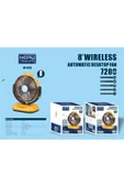 HEPU HP F878 | 7200 mAh Bataryalı Taşınabilir Fan – LED Işıklı, Kamp ve Masaüstü Uyumlu, 10 Saat Serinlik - 6