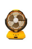 HEPU HP F878 | 7200 mAh Bataryalı Taşınabilir Fan – LED Işıklı, Kamp ve Masaüstü Uyumlu, 10 Saat Serinlik - 1