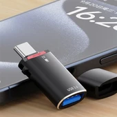 Type C USB 3.0 OTG Dönüştürücü & Microsd Kart Okuyucu – Tüm Tip-C/USB Cihazlar İçin - 2