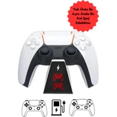 PS5 DualSense Kablosuz Oyun Kolu Şarj Standı – Çiftli / Hızlı Şarj - 2