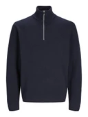 Jack Jones Blamılano Fermuarlı YakaRelax Fit  Erkek Kazak 12259664 - 5