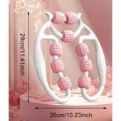 Periboia Selülit Masaj Aleti 9 Tekerlekli Lenf Drenaj Rulosu - 5