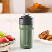 Karaca Thermosteel Camping 2 in 1 Çelik Termos Haki 450 ml - 1