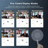 NexiGo Meeting 360 Ultra (3. Nesil) Gelişmiş Hepsi Bir Arada Konferans Kamera Sistemi - 4