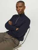 Jack Jones Blamılano Fermuarlı YakaRelax Fit  Erkek Kazak 12259664 - 3