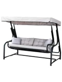 Mandella Gondol Üç Kişilik Metal Salıncak (Minder Hediyeli) thumbnail 3