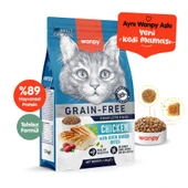 Wanpy Tahılsız Tavuklu Yetişkin Kedi Maması 1,5 Kg - 1
