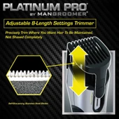 MANGROOMER PLATINUM PRO Vücut Bakım Cihazı - Tıraş Makinesi - 3
