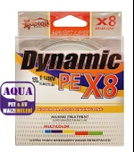 Captain Dynamic Soft PE 8 Örgü Spin İp Misina 150 mt Multi Color - 0.16 mm 150 Metre 17,5 Kg Çekerli Ebruli 8 Kat İp Misina Turna Spin Lrf Misinesi - 2