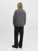 Jack Jones Blachad Brandıng Bisiklet Yaka Erkek Sweat 12261386 - 4