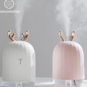 Kuru Ortamı Nemlendiren Geyikli Led Işıklı Hava Nemlendirici Buhar Makinesi Lovely Humidifier thumbnail 3