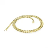 Sarı Renk Çelik Kolye 4Mm 3183CEK015 thumbnail 1