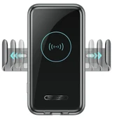 HZL Premium Otomatik Wireless Kablosuz Hızlı Şarj Havalandırma Uyumlu Dönebilen Araç Telefon Tutucu thumbnail 3