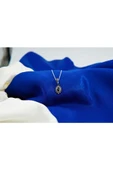 badem oltutaşı gümüş kolye sk0009 - 3