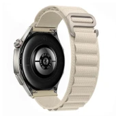 Huawei Watch GT6 Pro 46mm Uyumlu Kordon Alpine Loop Kancalı Kumaş Kordon  Starlight thumbnail 2