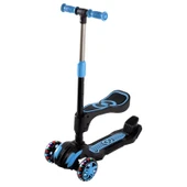 Cool Wheels Combo Mavi Oturaklı Işıklı 3 Tekerlekli Çocuk Scooter - 1