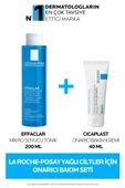 La Roche Posay Yağlı Ciltler İçin Onarıcı Bakım Seti: Effaclar Tonik 200ML& Cicaplast Onarıcı Bakım Kremi 40ML - 1