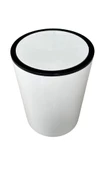 Kırık Beyaz Çöp kovası 5 Litre  İnca Model - 2