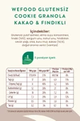 Wefood Glutensiz Granola Kakao & Fındıklı 250 gr - 7