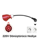 Khons 22 kW 5 m Taşınabilir Elektrikli Araç Şarj İstasyonu - 11