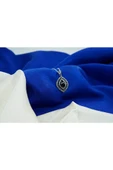 oltutaşı çerçeveli badem gümüş kolye sk00029 - 4