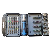 NT53 Parça 1/4'' S2 Bits ve Cr-V Lokma Seti NCSETH053 - 1
