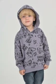 Toontoy Erkek Çocuk Oyun Baskılı Sweatshirt thumbnail 9