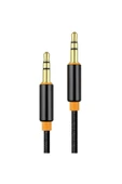 Plus Bilişim Aux Kablosu 2 Ucu Erkek 3.5mm 1 Mt. (Ses Aktarma Kablosu) Oksitlenmeye Dayanıklı Altın Jack A Kalite thumbnail 2