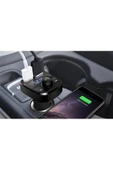 BlueGsm Torima Car X8 Araç Fm Transmitter Bt/usb/mp3/sd Kart Çakmaklık Girişli Kablosuz Oto Müzik Çalar Kiti thumbnail 2