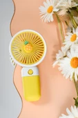 Dr Hana Mini Fan Masaüstü Taşınabilir Telefon Stantlı Vantilatör 2si 1 Arada Güçlü üfleme thumbnail 1